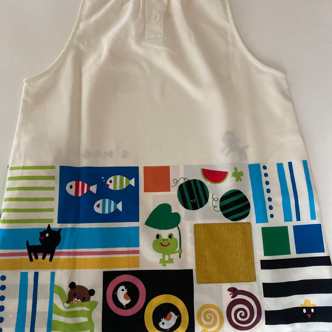 完売品　しましまぐるぐるエプロン　新品未使用　2枚セット　保育士エプロン　学研