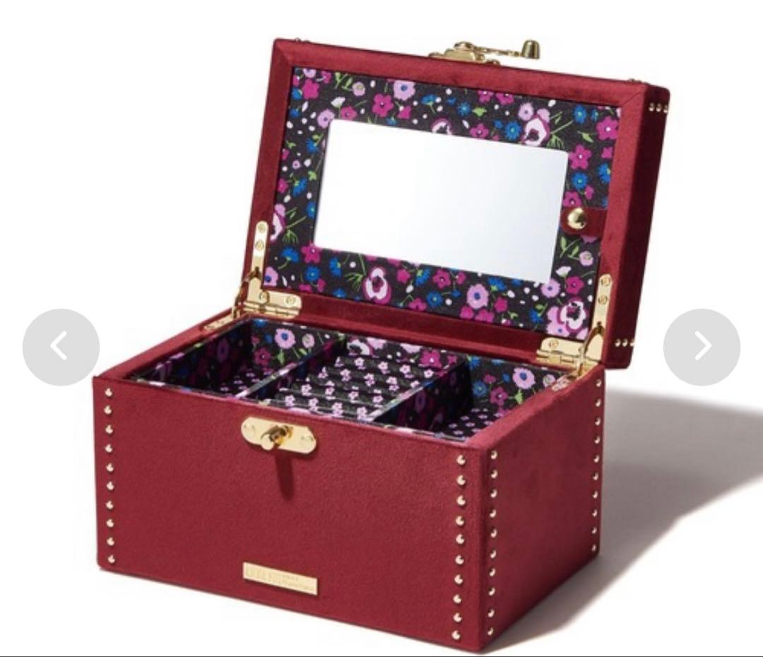 Francfranc ANNA SUI ジュエリーボックス Sダークレッド