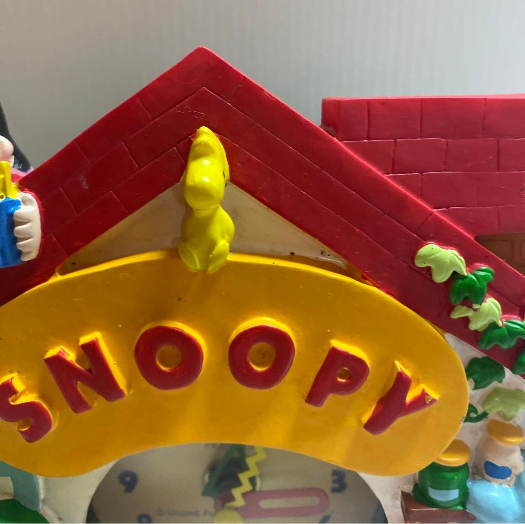 ヴィンテージ レア　snoopy スヌーピー 陶器　壁掛け時計