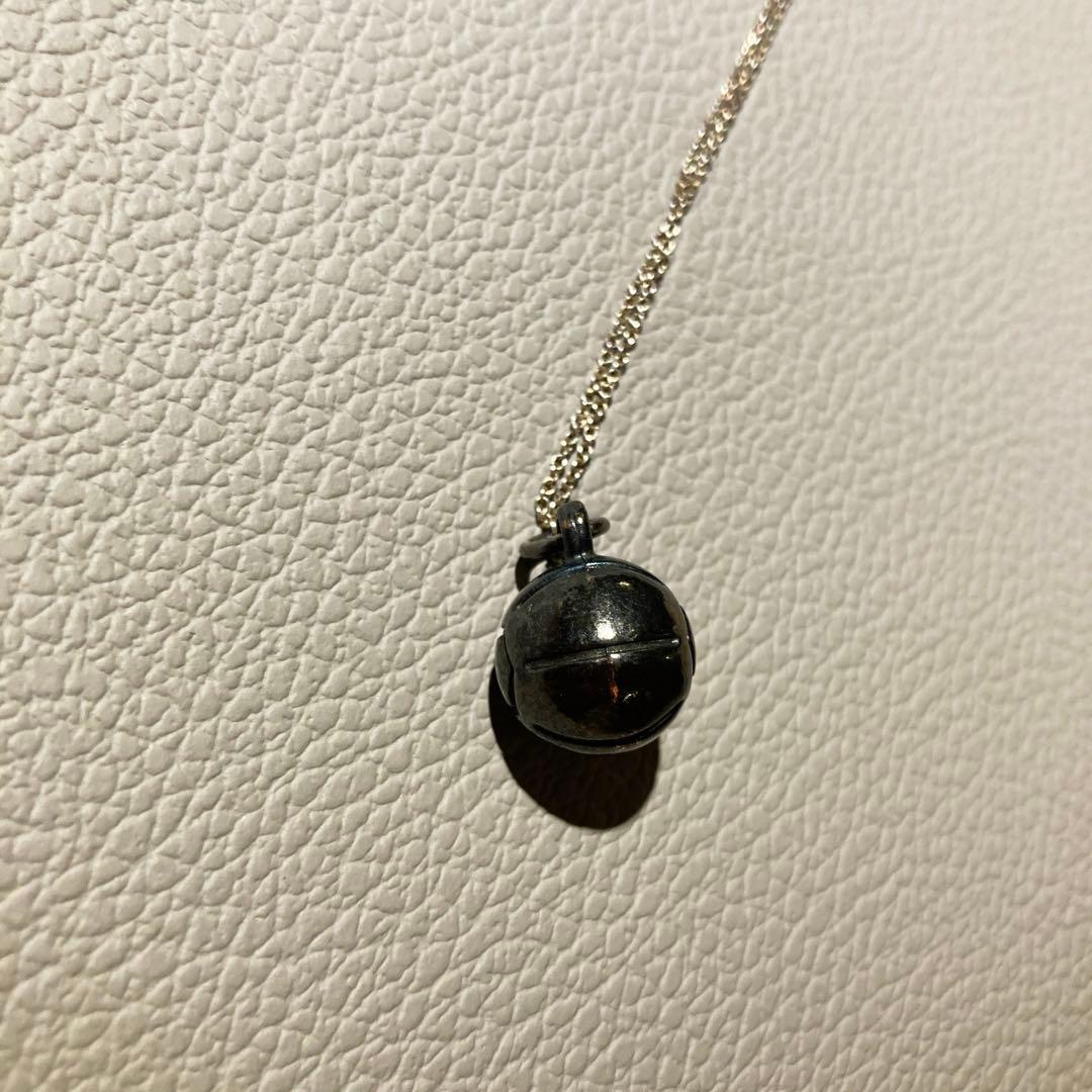 ジョジョ ジャイロツェペリ 鉄球風ネックレス 50cm ハンドメイド