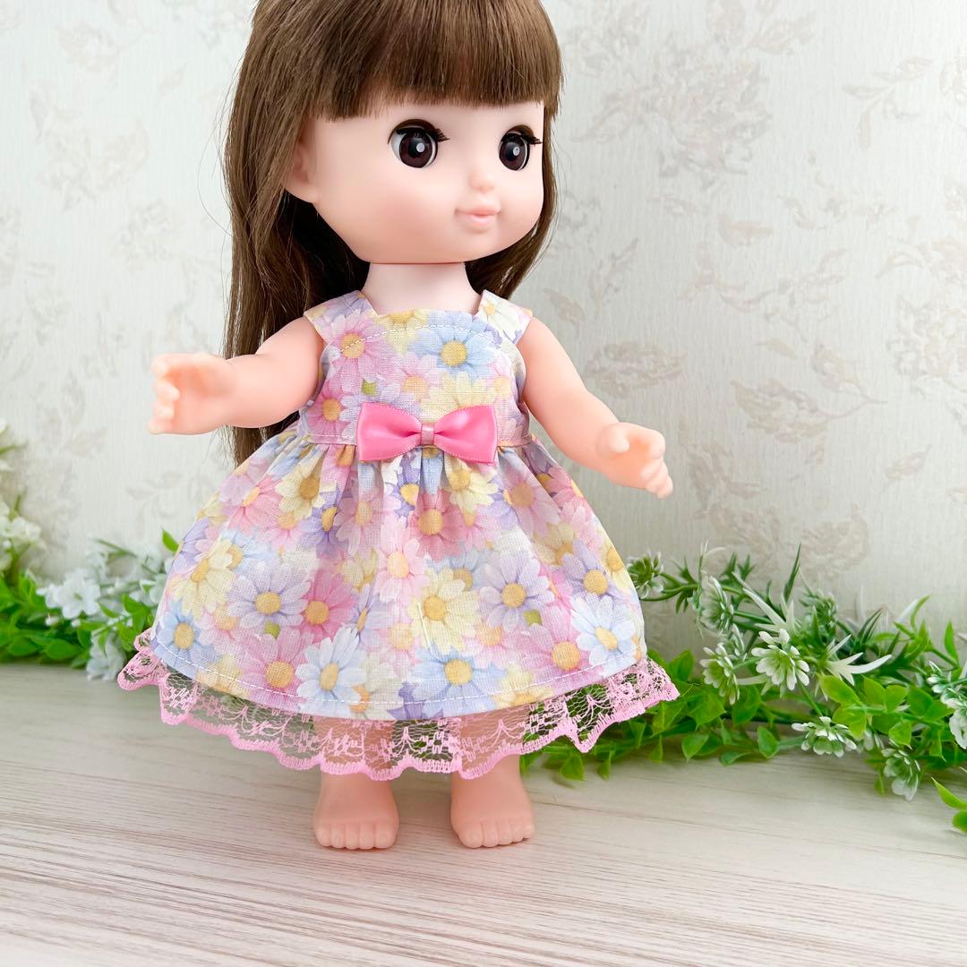 着せやすい❣️ 379 パステルフラワー　メルちゃん　ソランちゃん　レミンちゃん