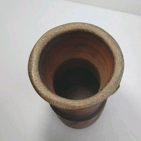 茶道具　花入れ　(備前焼) 藤原 一門