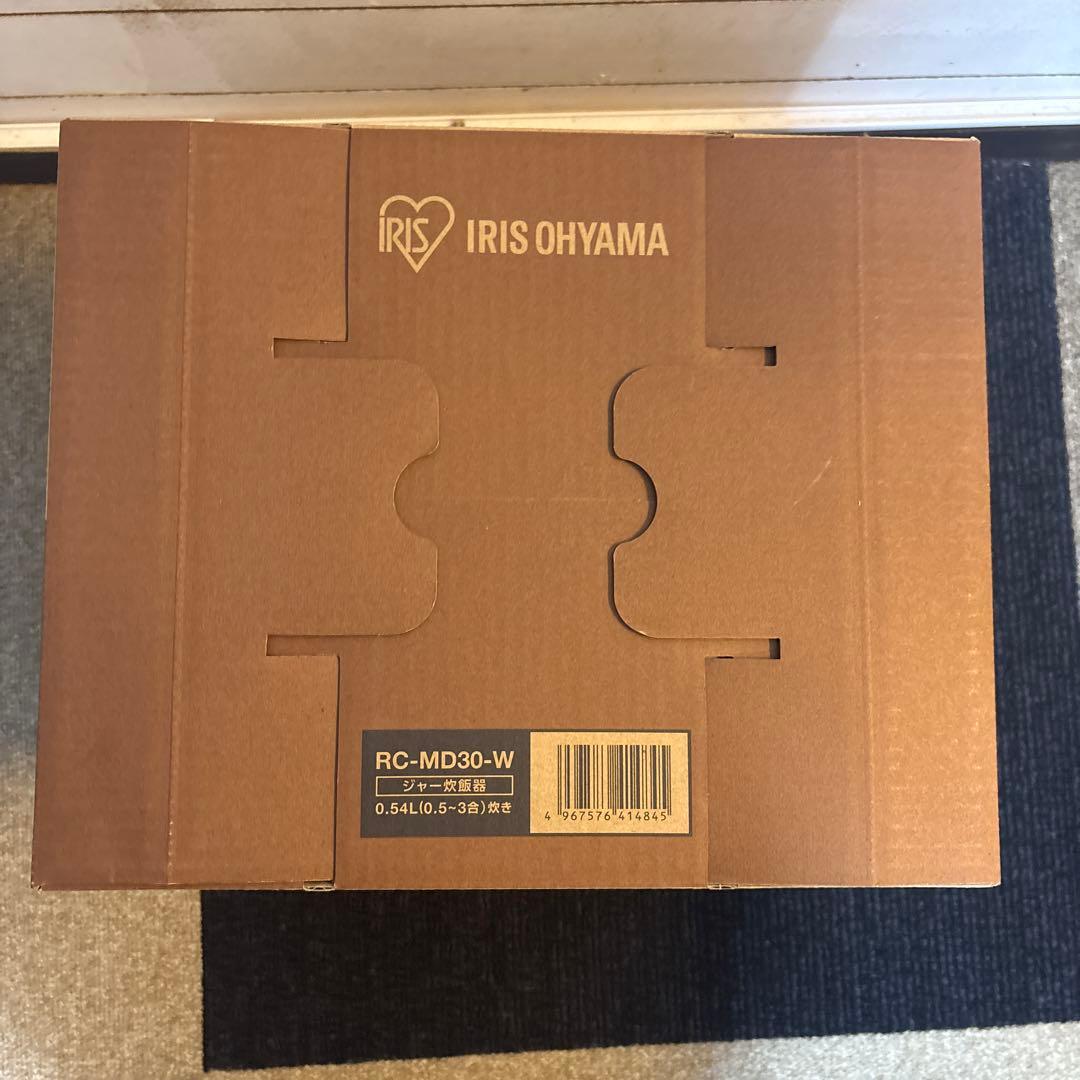 新品未使用 3合 マイコン式 銘柄炊き 米屋の旨み RC-MD30-W ホワイト